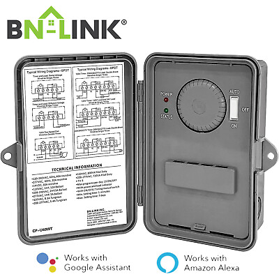 #ad #ad BN LINK Smart Pool Pump Timer Outdoor Heavy Duty 24Hr WiFi Programmable For Pool