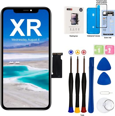 For Apple iPhone XR LCD Display 3D Touch Screen Replacement Digitizer with Tools