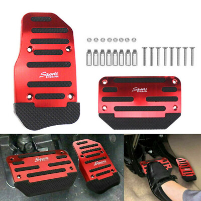 Universal Non Slip Automatic Gas Brake Foot Pedal Pad Cover Car Accessories Kits