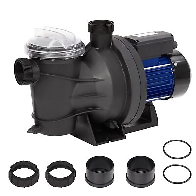 #ad #ad 1200W 115V Powerful Self Primming Swimming Pool Pumps with Filter Basket 1.6HP