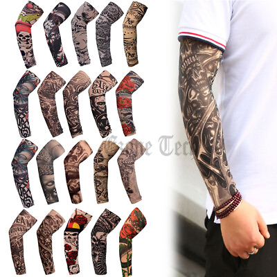 #ad 10PCS Cooling Arm Sleeves Cover UV Sun Protection Outdoor Sport Summer Men Women