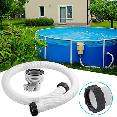 #ad Swimming Pool Filter Pump Replacement Hose 1.5quot; Diameter Pool Accessory 59quot; Long