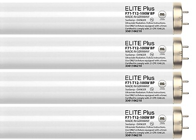 #ad Wolff System ETS Elite Plus F71T12 100 120W Bipin Tanning Bulbs More Bronzing