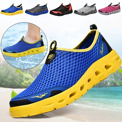 #ad Mens Womens Beach Swimming Water Shoes Breathable Lightweight Comfort Quick Dry