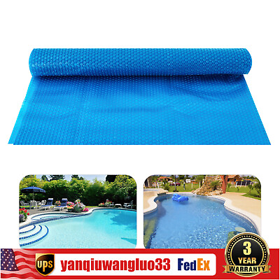 #ad Solar Pool Cover For Fast Set Swimming Pool Hot Tub Solar Blanket Retention New