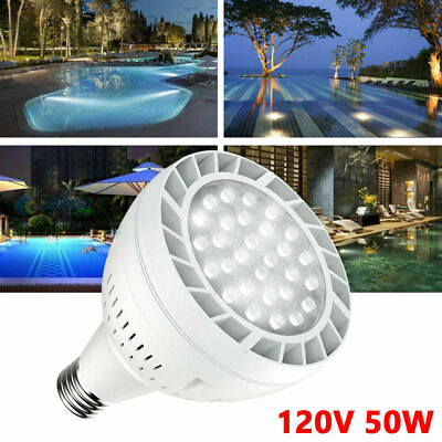 #ad #ad Swimming Pool Light 50W Pool LED Light Bulb 6000K Bay Pool Decor Lights 120V