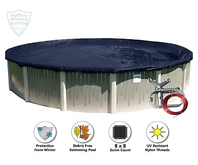 Buffalo Blizzard Deluxe Above Ground Swimming Pool Winter Cover Choose Size