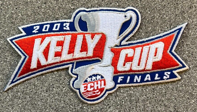 #ad 2003 KELLY CUP FINALS ECHL HOCKEY MINOR LEAGUE JERSEY PATCH ATLANTIC CITY