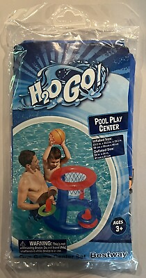 #ad #ad H20GO Swimming Pool Inflatable Play Game Center Basketball Rings Water Toy