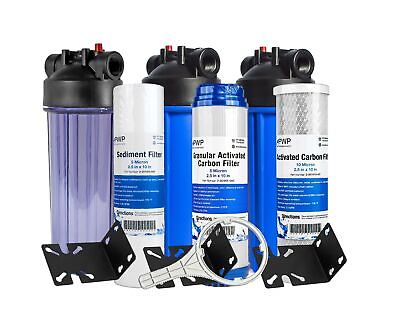 #ad Three Stage Filtration Kit with Sediment GAC and Carbon Cartridges