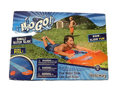 #ad #ad Slip N Slide Bestway H20Go 18quot; Single Water Slide Drench Pool New In Box