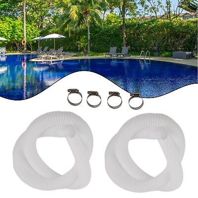 #ad Upgrade your Pool System with 2 Durable 125 Hoses for Intex Pump Set of 2
