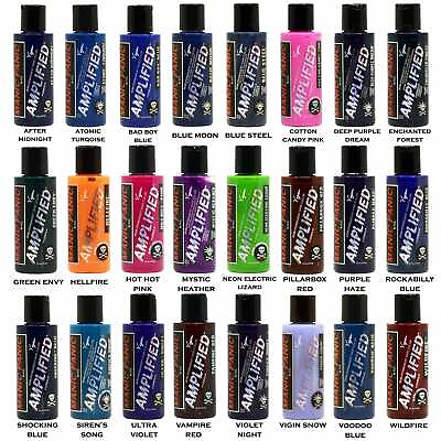 Manic Panic AMPLIFIED Semi Permanent Hair Dye Cream 118 mL You Pick Your Color