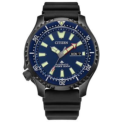 #ad #ad Citizen Promaster Automatic Men#x27;s Black Stainless Steel Watch 44MM NY0158 09L