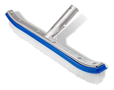 #ad Pool Brush 18quot; Pool Brushes For Cleaning Pool Walls Premium Nylon Bristles Pool
