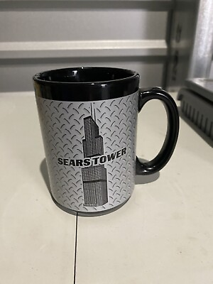 #ad Chicago Sears Tower Mug Rare