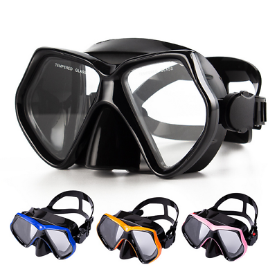 #ad Swimming Underwater Diving Swimming Goggles For Adult Glass Anti Fog Protection