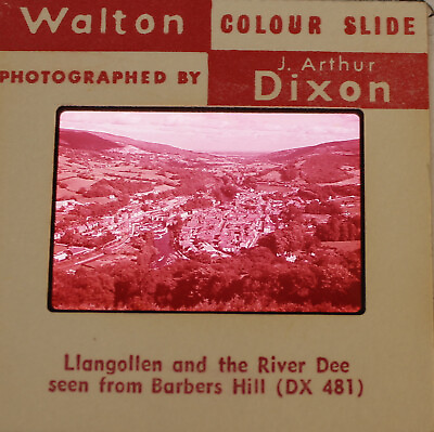 #ad 1950 1960 7 x Walton commercial slides Wales England Llangollen Snowdon etc