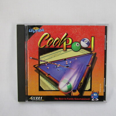 1999 Sierra 3 D Ultra Cool Pool PC Game