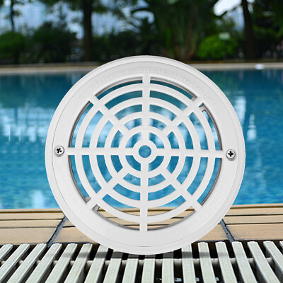 #ad #ad Plastic Pool Main Drain Cover With Screws Suit For Swimming Pools Replacement