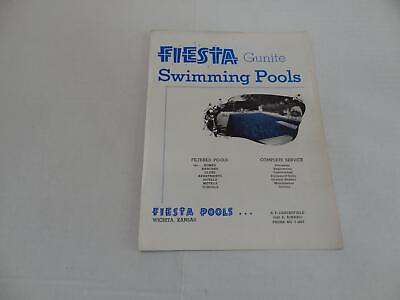 #ad Fiesta Gunite Swimming Pools Fiesta Pools WichitaKansas Brochure