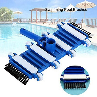 #ad Weighted Vacuum Suction Head with Brushes for Concrete Swimming Pools Spas