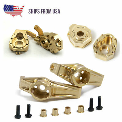 Brass Heavy Weights Steering Knuckles C Hub Portal Cover Kit For 1:10 TRX 4 RC