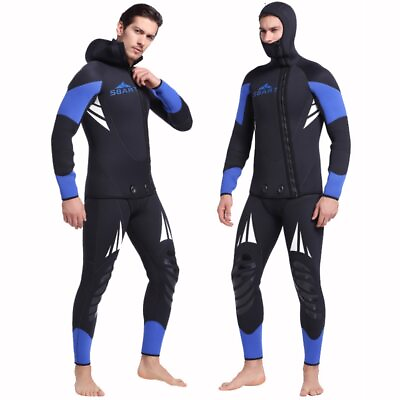 #ad Professional 5mm Neoprene Wetsuit for Swimming Underwater Diving Equipment New