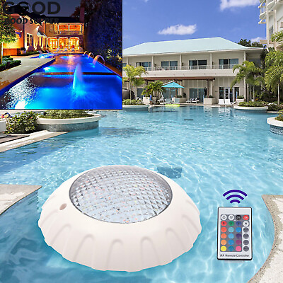 #ad #ad IP68 Waterproof 38W 12v LED Pool Lights Underwater RGB Swimming light Lamp Spa