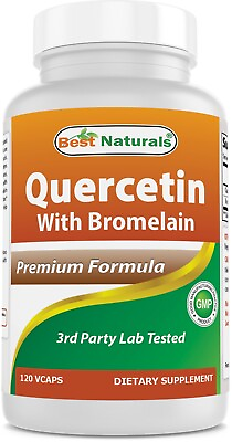 Best Naturals Quercetin with Bromelain 800mg 120 Veggie Capsule