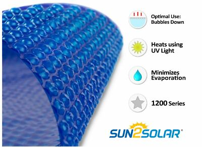 #ad Sun2Solar 20#x27; x 36#x27; Rectangle Swimming Pool Solar Blanket Cover 1200 Series