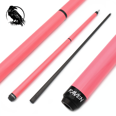 #ad Carbon Fiber pool cue RAVEN R7 Pink 12.4 or 11.8 Radial Joint Soft Tip