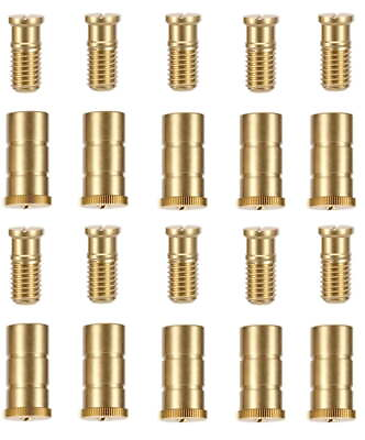 #ad Brass Anchors for Installing Inground Pool Safety Rectangle Covers 10 Pack