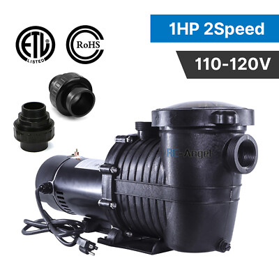 #ad 1HP 2 Speed 115V 1.5quot; NPT IN Above GROUND Swimming POOL PUMP MOTOR For Hayward