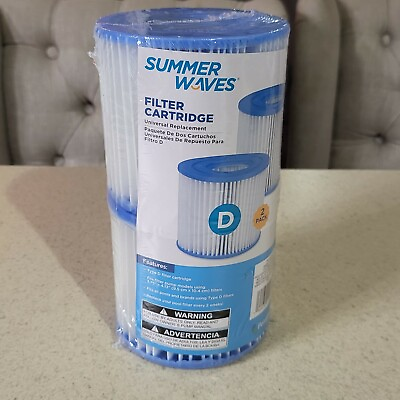 #ad Summer Waves Polygroup Pool Pump Filter Cartridge 2 Pack BRAND NEW