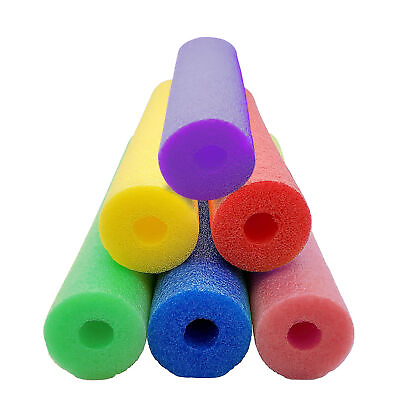 #ad #ad 60quot; Hollow Flexible Swimming Pool Water Float Foam Noodles Connector Float Stick