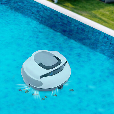 #ad Smart Automatic Cordless Pool Cleaning Robotic Vacuum Above Ground Pool Cleaner