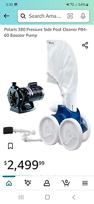 #ad Polaris 280 Durable Pressure Pool Cleaner With Booster Pump
