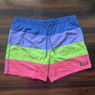 #ad #ad Vineyard Vines Mens Bathing Suit Swim Trunks XL 6 Inch Chappy Trunks Colorful