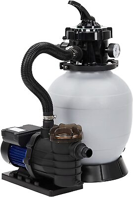 #ad 13quot; Sand Filter Pump 3434GPH 3 4HP Sand Filter for Above Ground Inground Pool