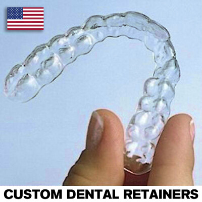 #ad #ad Custom Fit Set Orthodontic Dental Retainers Upper AND Lower MADE USA DENTAL LAB