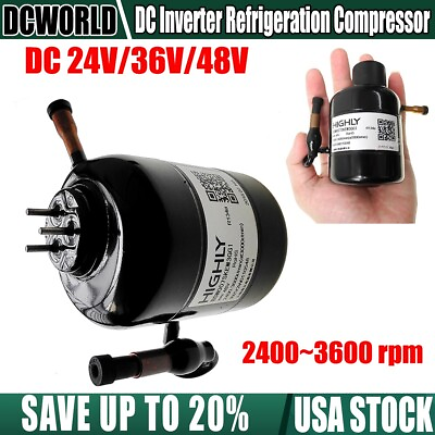 #ad Small DC Inverter Refrigeration Compressor for Cutting edge Refrigeration System