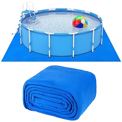 #ad #ad 18 Ft Pool Liner For Above Ground Pools Blue Swimming Pool Pad Pool Ground Mat