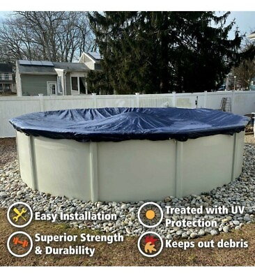 #ad #ad Premium Winter Round Above Ground Swimming Pool Winter Covers 33ft