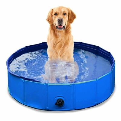 #ad Zone Tech Collapsible Bathing Outdoor Portable Swimming Kids Pets Summer Pool
