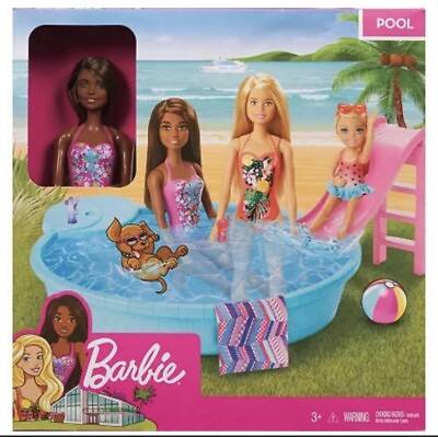 #ad #ad Barbie Pool Party Set