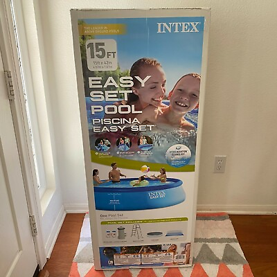 #ad #ad NEW Intex 15ft X 42in Easy Up Inflatable Above Ground Swimming Pool 26165EH