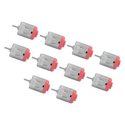 #ad 10Pcs Electric Motor Low Noise Small DC Motors For Hobby DIY Toys Cars Red