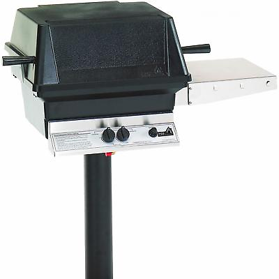 PGS A40 Cast Aluminum Propane Gas Grill On In Ground Post