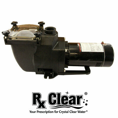 Rx Clear Super Hi Flow In Ground Swimming Pool Pump 48 Frame Various HP